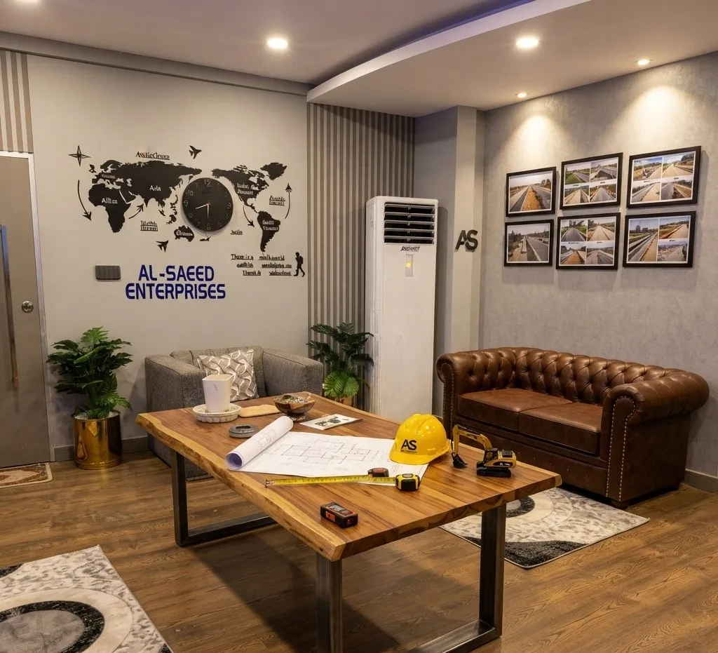 Reception at the Al Saeed Enterprises head office, Karachi